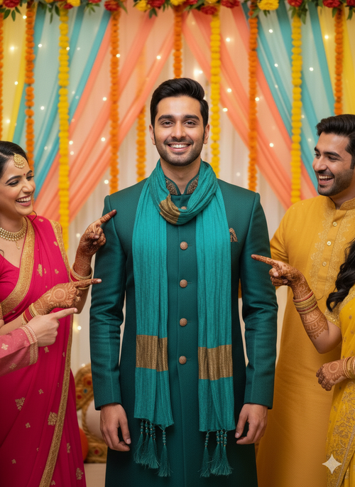 Crinkle Tassel Dupatta Scarf