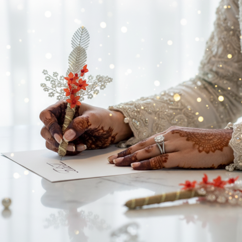 Nikkah Pen – Signature Pen for Bride & Groom