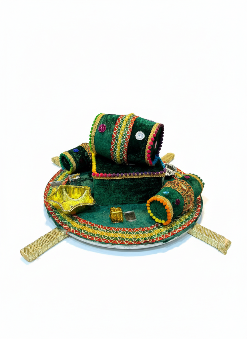 Mehndi Thaali (Mehndi Plate / Rasam Thaal / Dholki Plate)