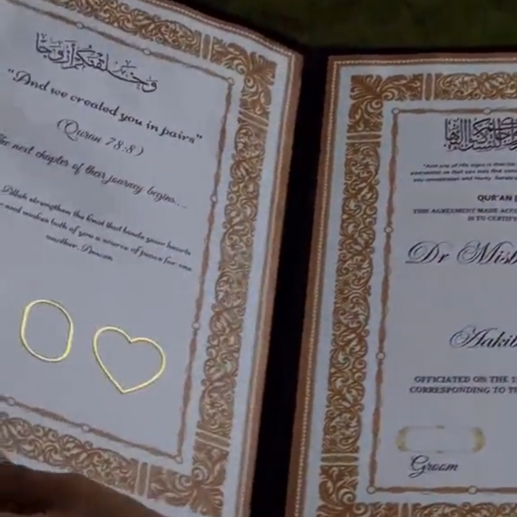 Nikkah Booklet